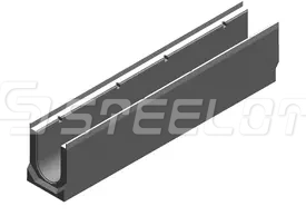 Лотки водоотводные с уклоном SteePro DN100