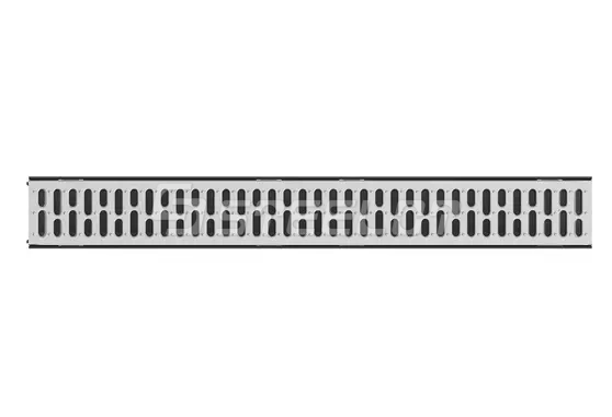 Лоток пластиковый SteePlain DN100 H100 с решеткой стальной тип 1