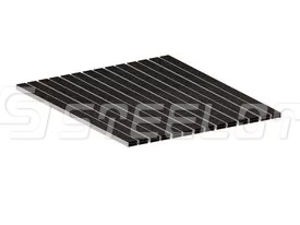 Алюминиевая решетка SteeGuard Стандарт 40 резина