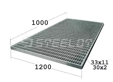 Прессованный настил 1000х1200х30х2