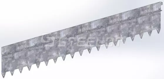 Разделитель-бордюр T-образный 1200-240-21,6-2