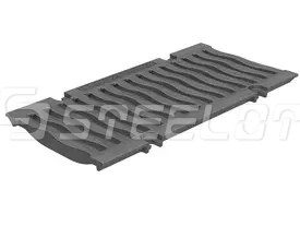 Решетка чугунная волна SteePro M DN200, кл. C250