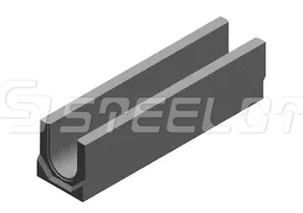 Лоток водоотводный бетонный SteePlus M DN150 H270