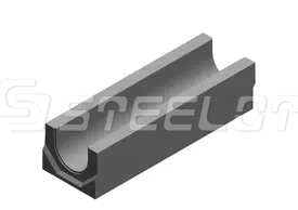 Лоток водоотводный бетонный SteePlus M DN200 H250