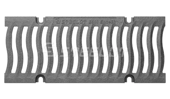 Решетка чугунная волна SteePro DN160, кл. E600