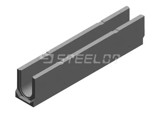 Бетонные водоотводные лотки SteePlus M DN100 каскадом