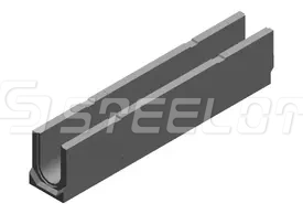 Бетонные водоотводные лотки SteePlus M DN100 с вертикальным выпуском