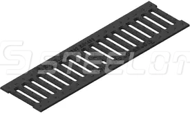 Решетка чугунная щелевая SteeStart DN100, кл. С250