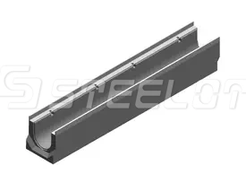 Лоток водоотводный бетонный SteePro DN100 H165, кл. E600