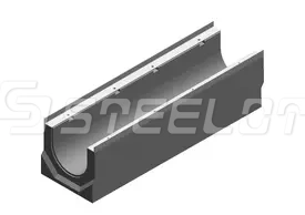 Лоток водоотводный бетонный SteePro M DN200 H280, кл. E600