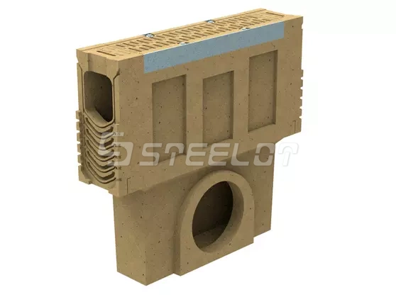 Пескоуловитель полимербетонный SteeBlock DN110 H620, кл. E600 (до H320)