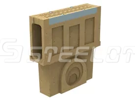 Пескоуловитель полимербетонный SteeBlock DN110 H620, кл. E600 (для H350)