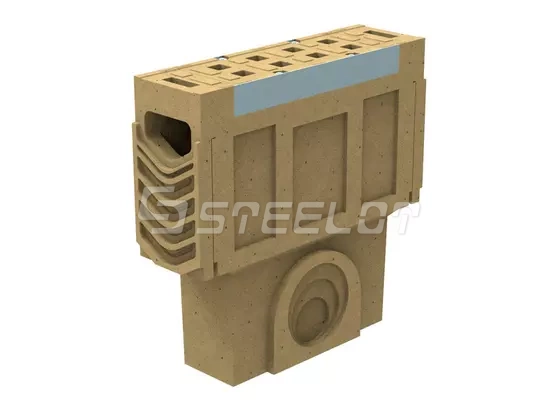 Пескоуловитель полимербетонный SteeBlock DN150 H620, кл. E600 (до H360)