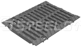 Решетка чугунная щелевая SteePro M DN300, кл. E600