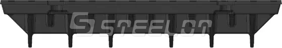 Решетка чугунная щелевая SteePro DN300, кл. E600